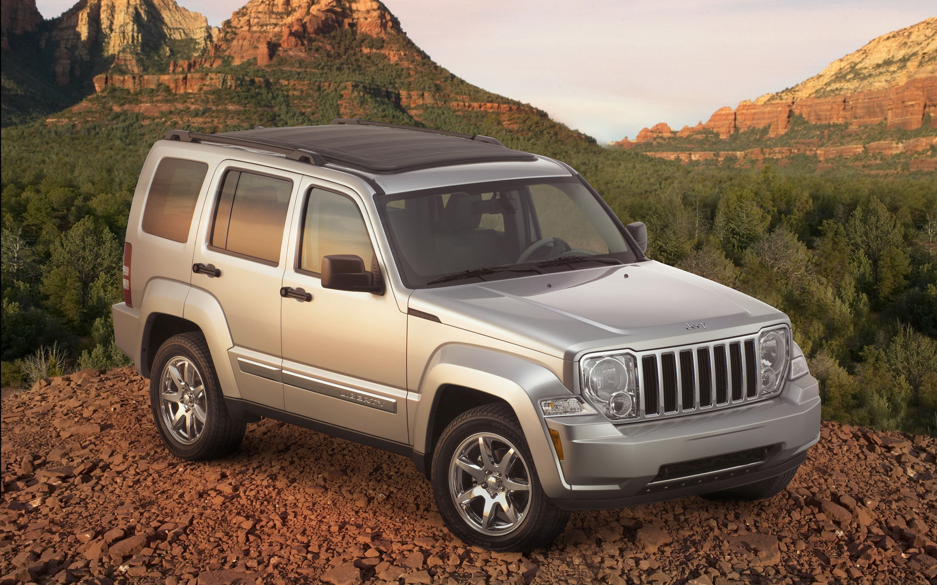 Jeep Liberty Sport, Limited V6 4WD - Free Widescreen Wallpaper