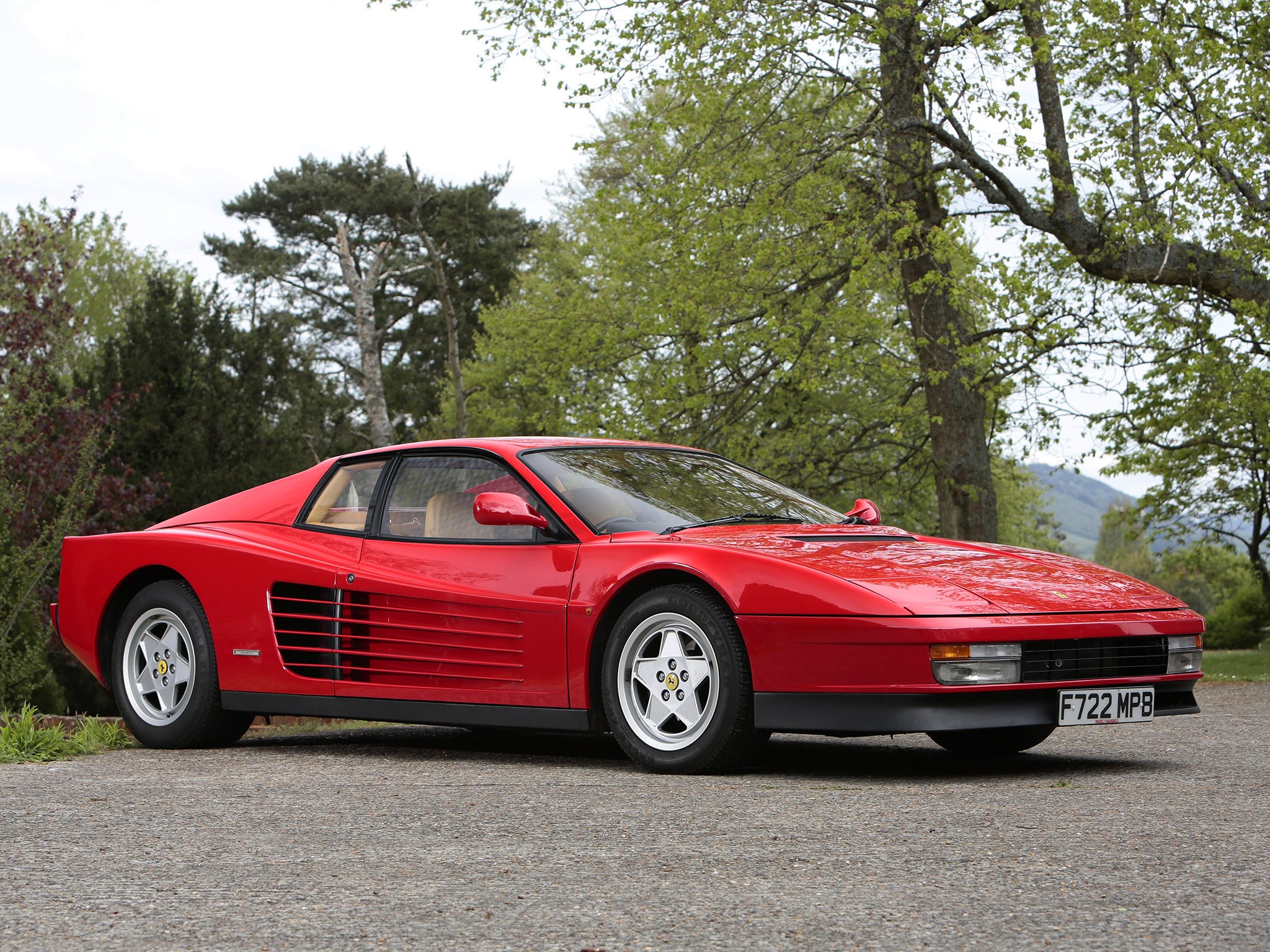 1986 92, Ferrari, Testarossa, Uk spec, Supercar Wallpapers HD / Desktop